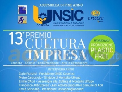 Unsic Venerd Assemblea Di Fine Anno E Premio Cultura Dimpresa