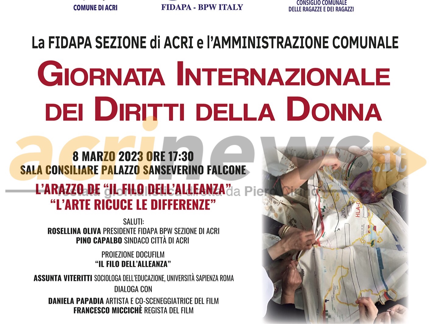 Giornata Internazionale Dei Diritti Della Donna AcriNews It