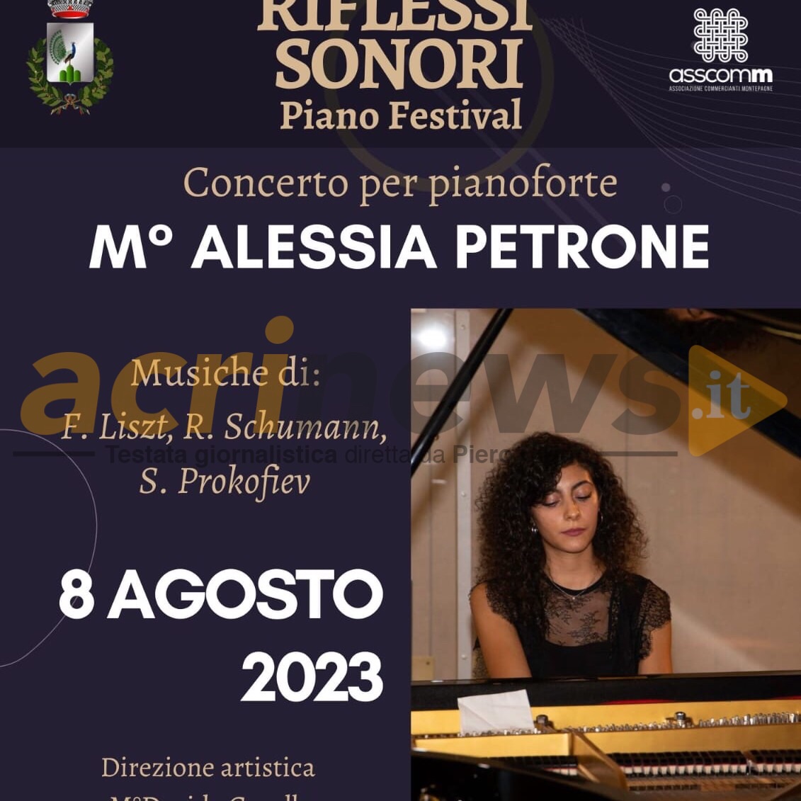 Oggi Per Riflessi Sonori Piano Festival Il Concerto Della Pianista